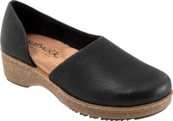 Propet Meadow Walker Slip On Leather Mule Clogs Womens Black Size 6.5 W0087 Propet Meadow Walker Slip On Leather Mule Clogs Womens Black Size 6.5 W0087