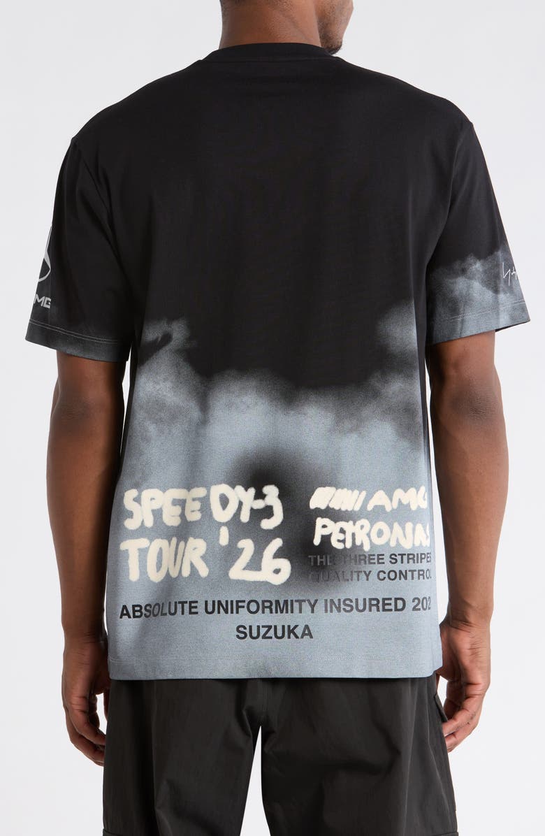 Y-3 F1 Tour Cotton Graphic T-Shirt, Alternate, color, 