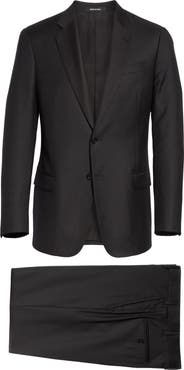 Emporio Armani Trim Fit Solid Wool Suit