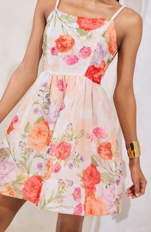 Lipsy Floral Print Minidress