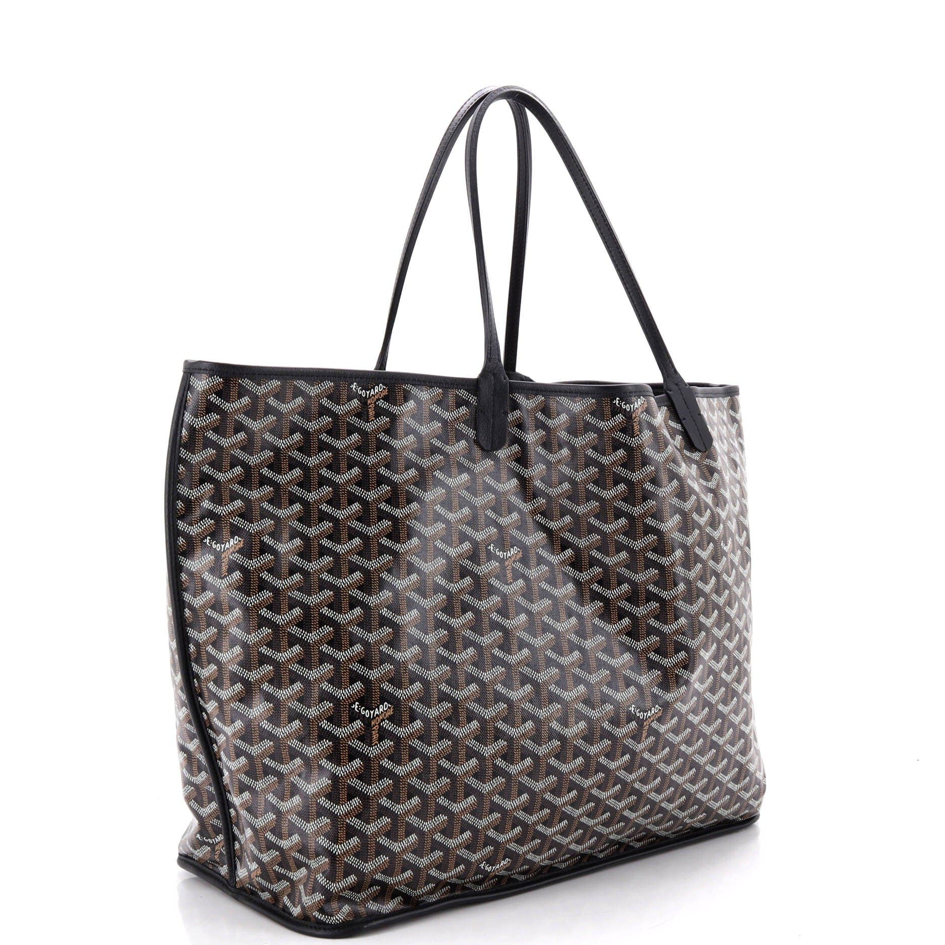 Anjou Reversible Tote Coated Canvas GM, Alternate, color, Black
