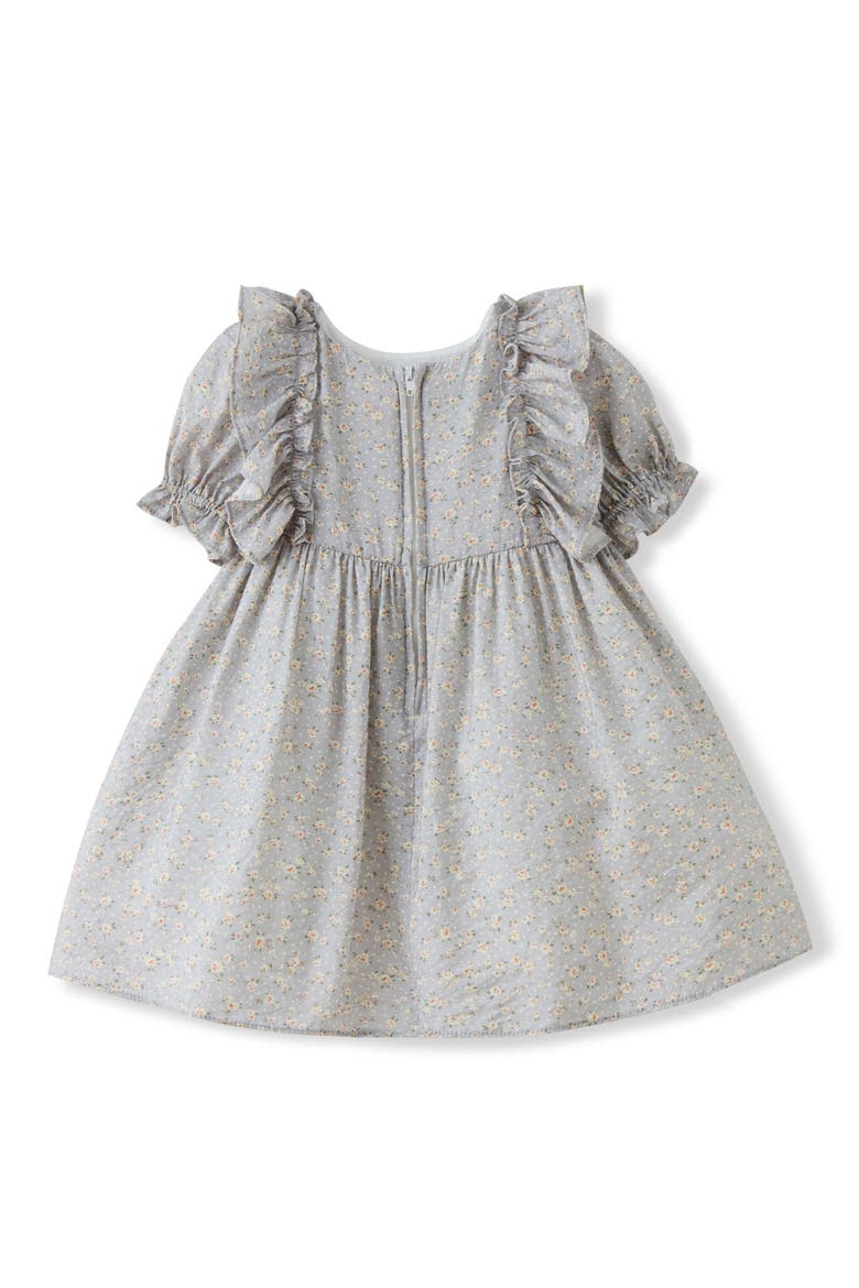 Kids' Annalise Floral Dress & Diaper Cover Set, Alternate, color, LIGHT BLUE