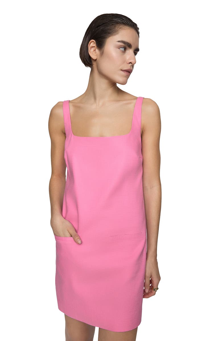 Rebecca Minkoff Evelyn Sleeveless Linen Sheath Minidress, Alternate, color, 