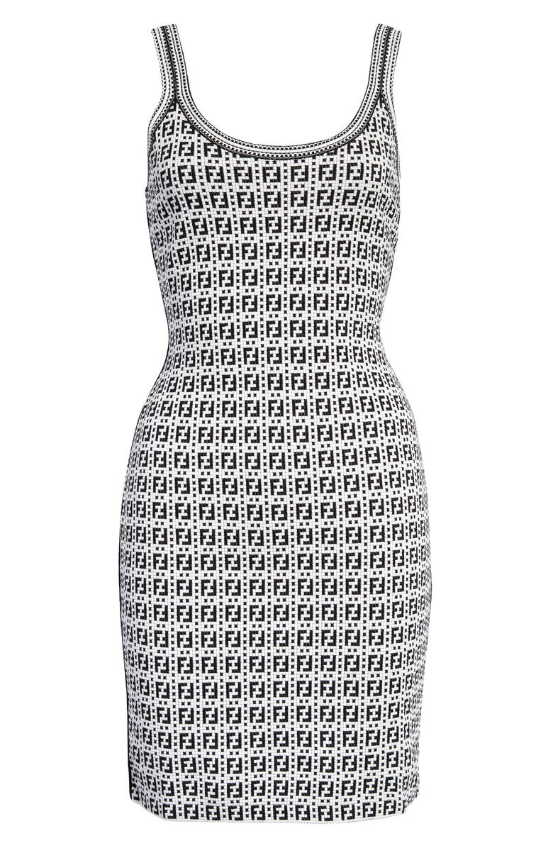 Fendi FF Logo Tank Minidress, Main, color,