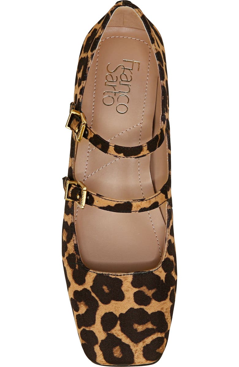 Franco Sarto Tesoro Leopard Mary Jane Flat, Alternate, color,