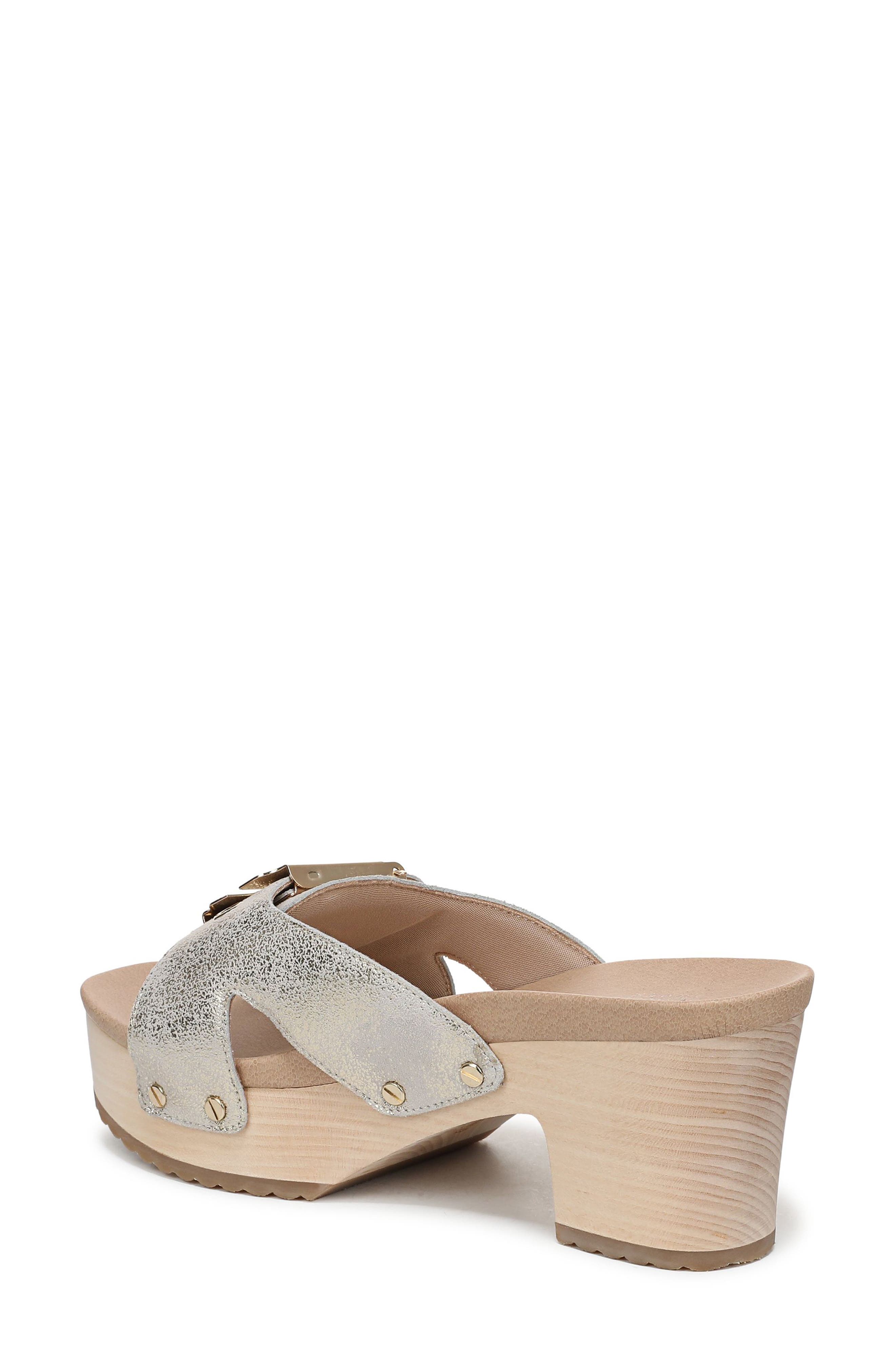 Dr. Scholl's Original Max Too Platform Slide Sandal, Alternate, color, Champagne Beige