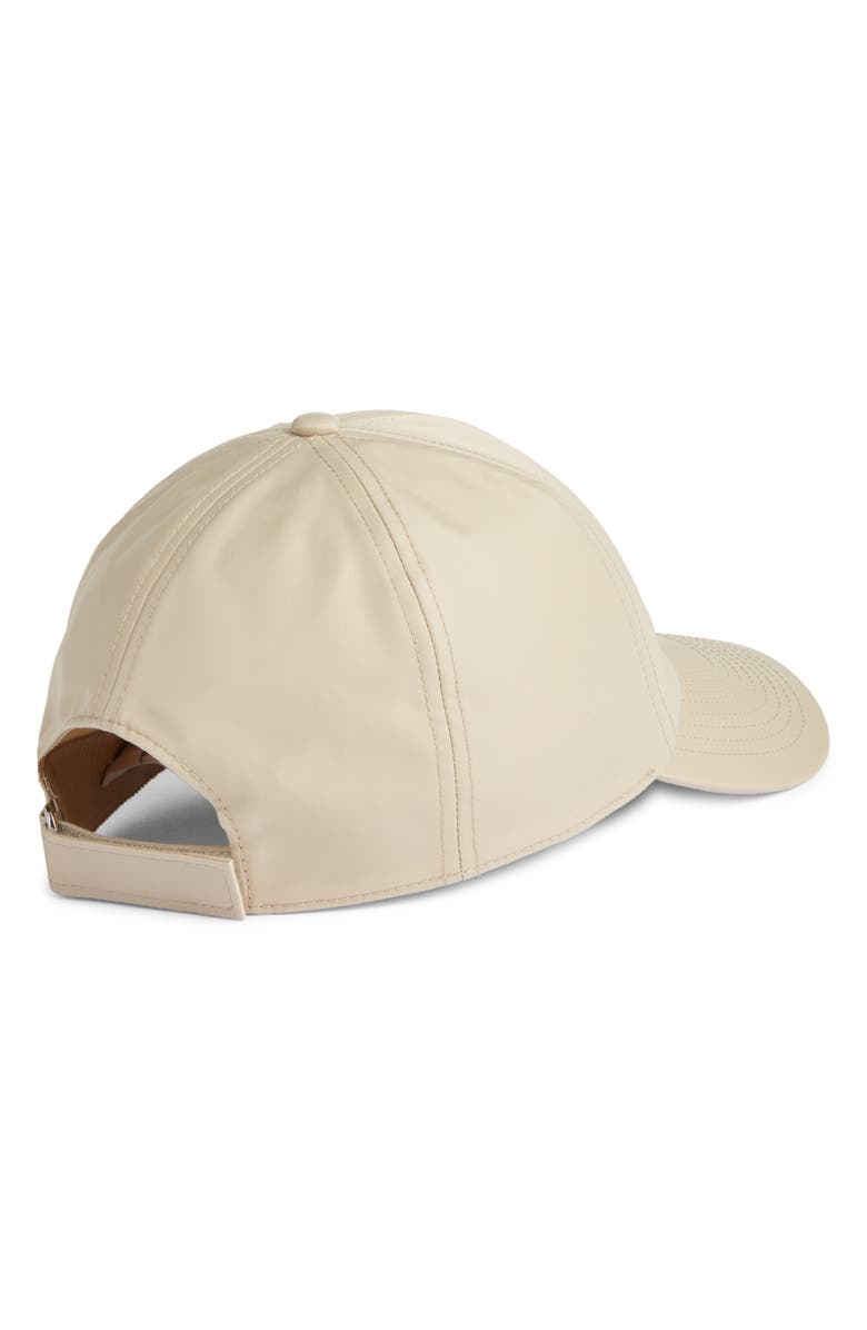 Moncler Logo Patch Adjustable Baseball Cap, Alternate, color, Beige