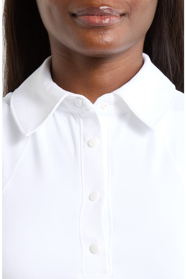 Cloud Club Sleeveless Polo Top, Alternate, color, BRILLIANT WHITE