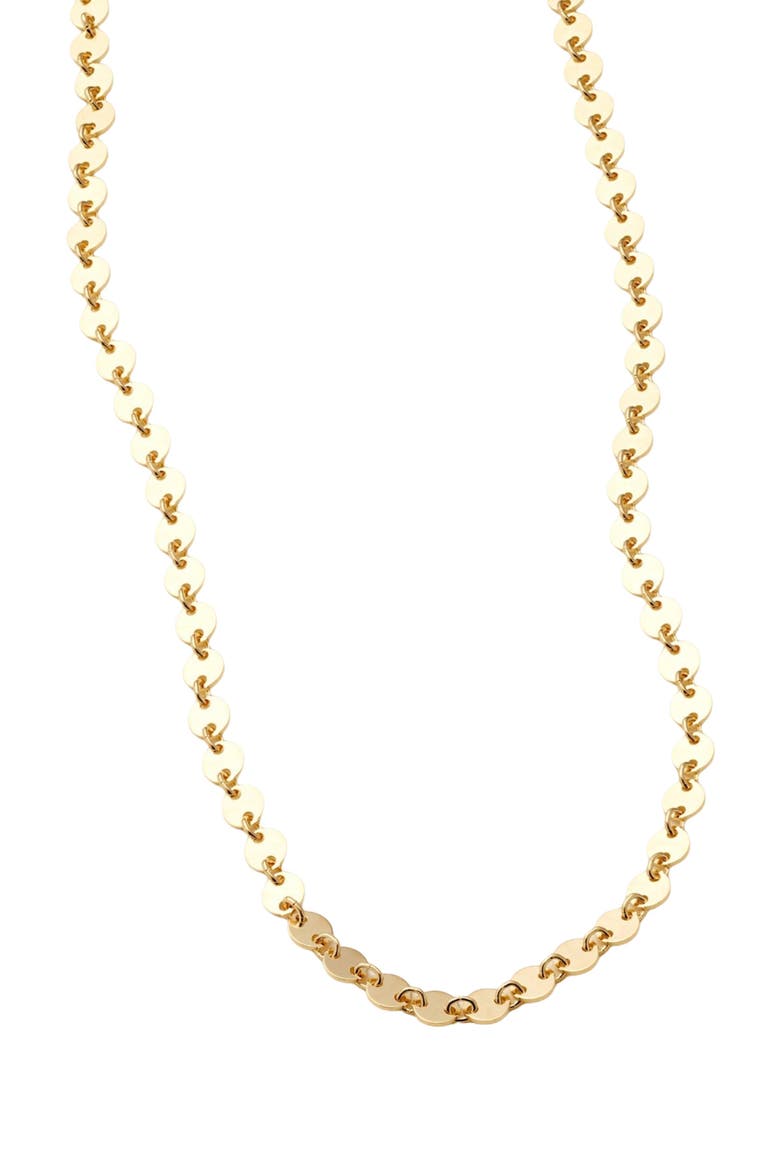 Poppy Choker Necklace, Main, color, Gold Filled