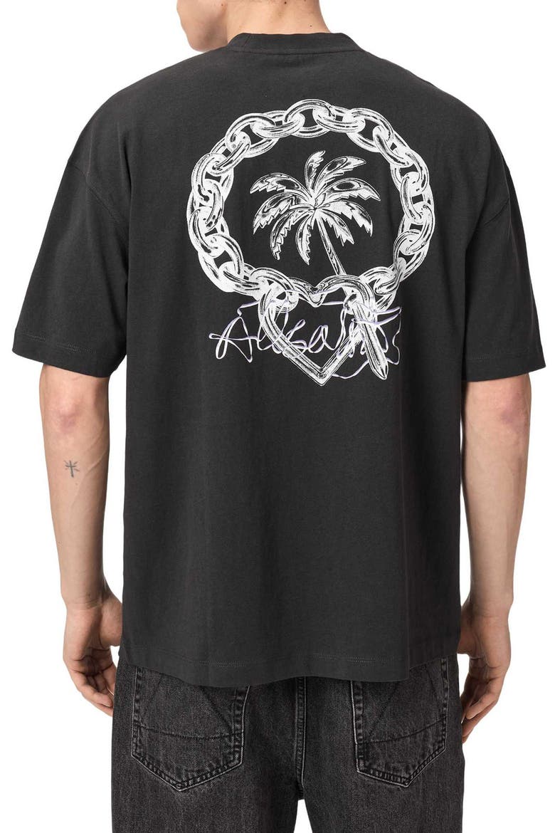 Chromer Graphic T-Shirt, Alternate, color, WASHED BLACK