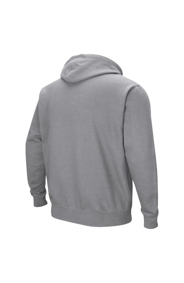 COLOSSEUM Men's Colosseum  Gray Citadel Bulldogs Arch & Logo Pullover Hoodie, Alternate, color, Gray