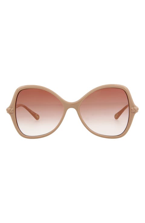 55mm Chloe Core Sunglasses