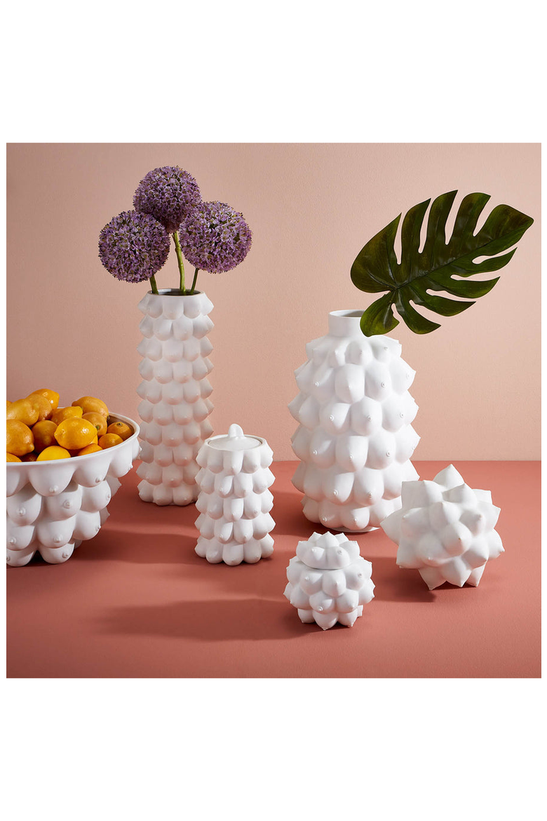 Georgia Orb Decorative Box, Alternate, color, White