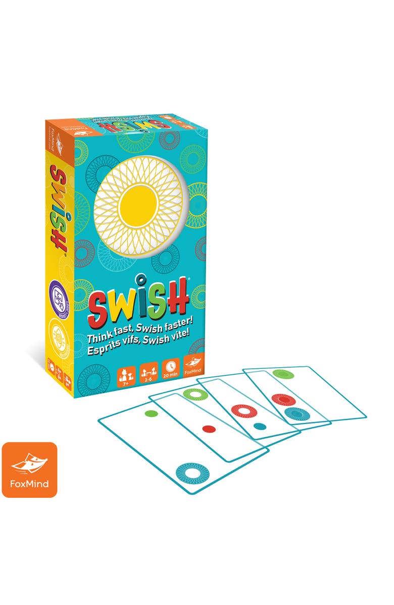 FoxMind Games Foxmind Swish Logic Puzzle Game Match Hoops & Balls, 26 Players, Ages 7+, Alternate, color, Multicolored
