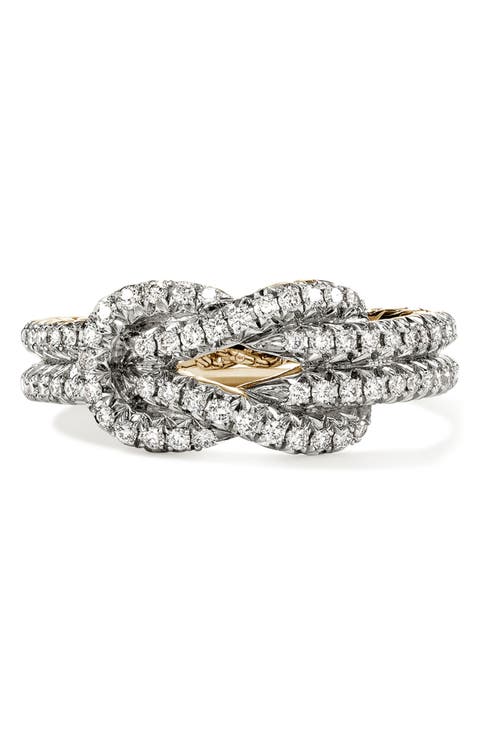 Love Knot Ring, Diamonds