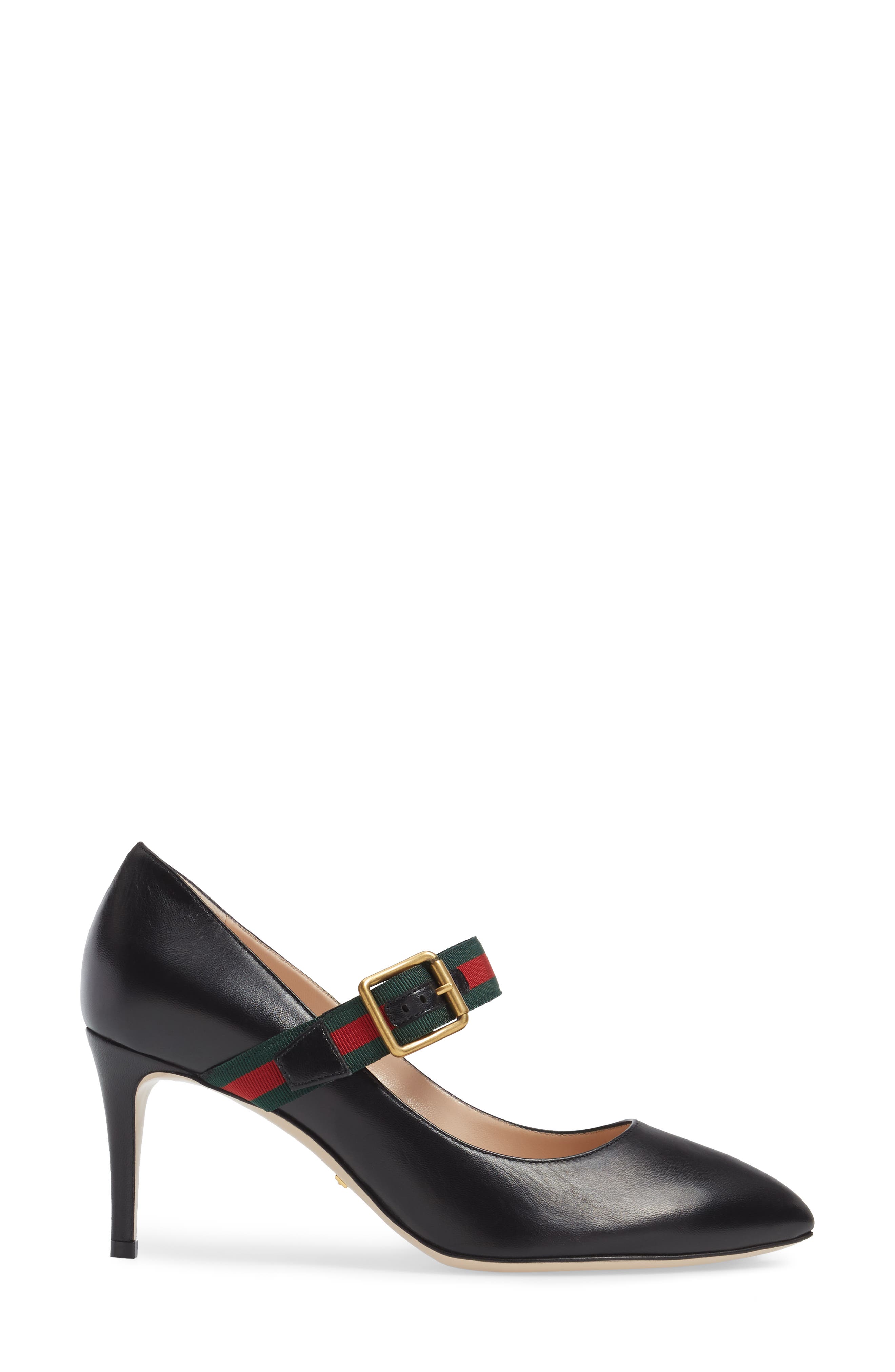 Gucci Mary Jane Pointed Toe Pump, Alternate, color, 
