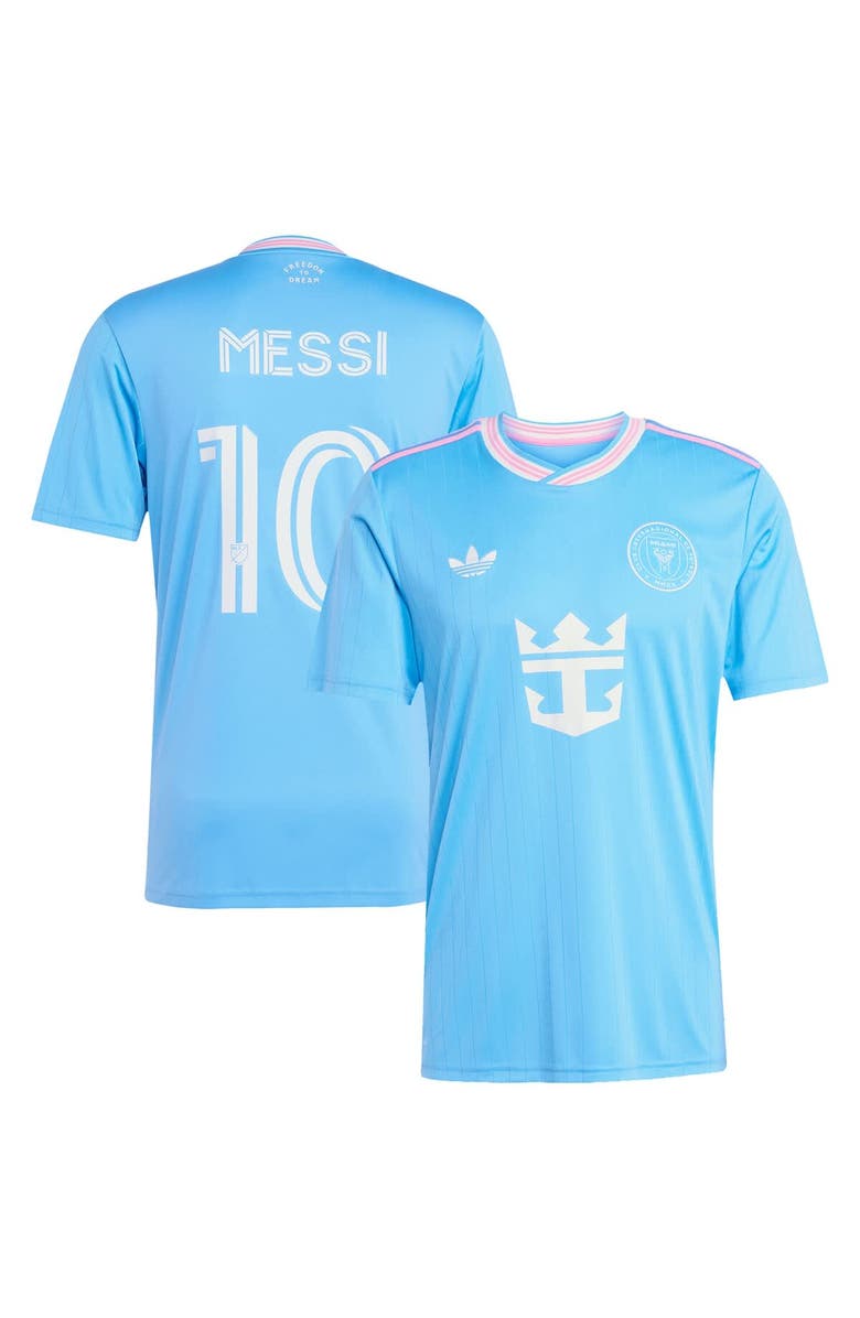 adidas Originals Men's adidas Originals Lionel Messi Blue Inter Miami CF 2025 Third Replica Player Jersey, Main, color, Blue