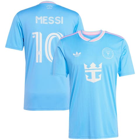 Men's adidas Originals Lionel Messi Blue Inter Miami CF 2025 Third Replica Player Jersey