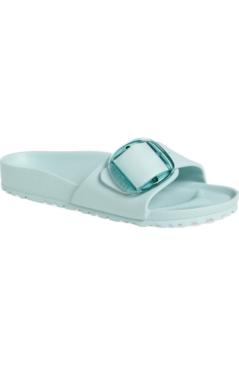 Birkenstock Madrid Big Buckle EVA Waterproof Slide Sandal, Main, color, Surf Green
