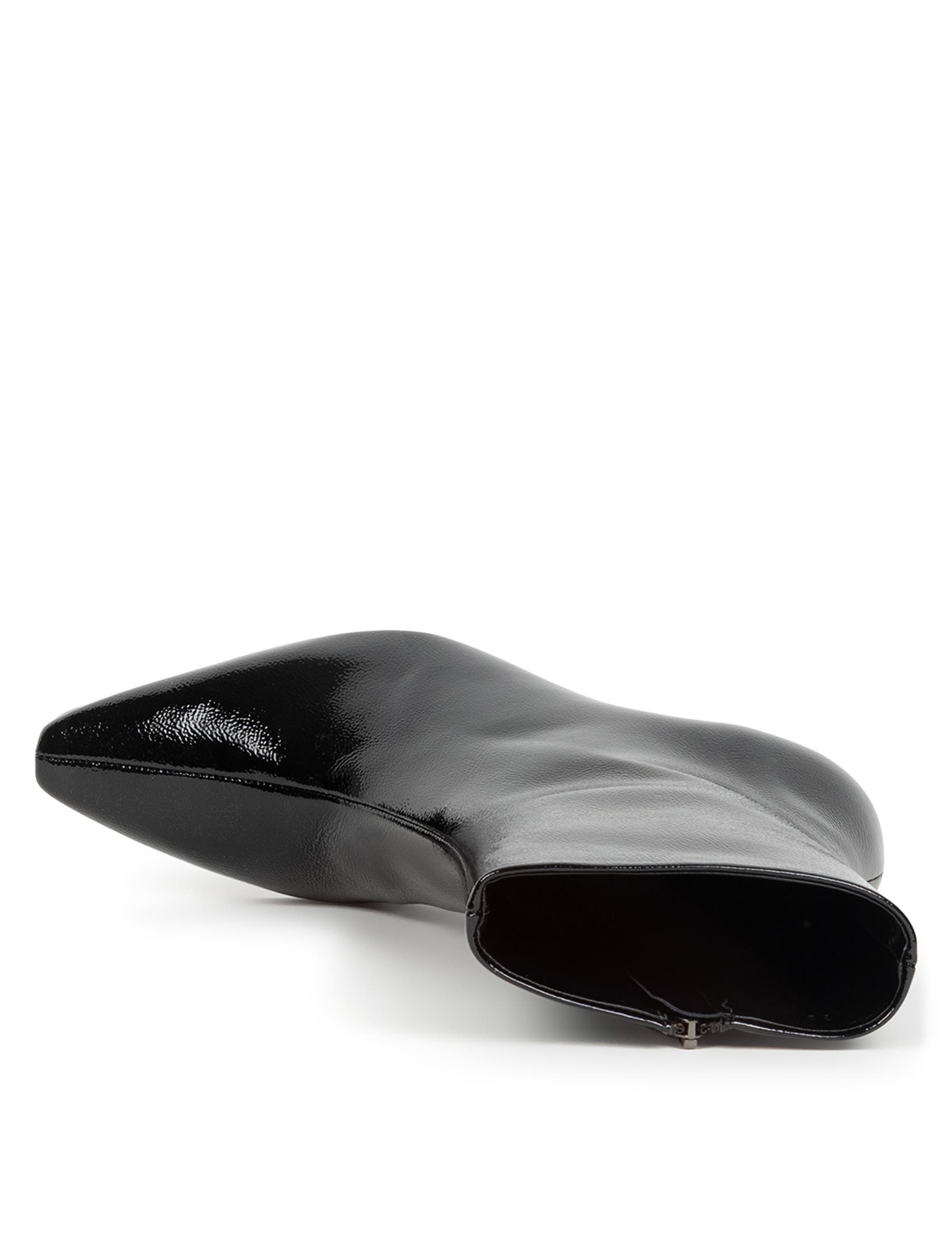 Émilie Ankle Boots, Alternate, color, Vinyl Black