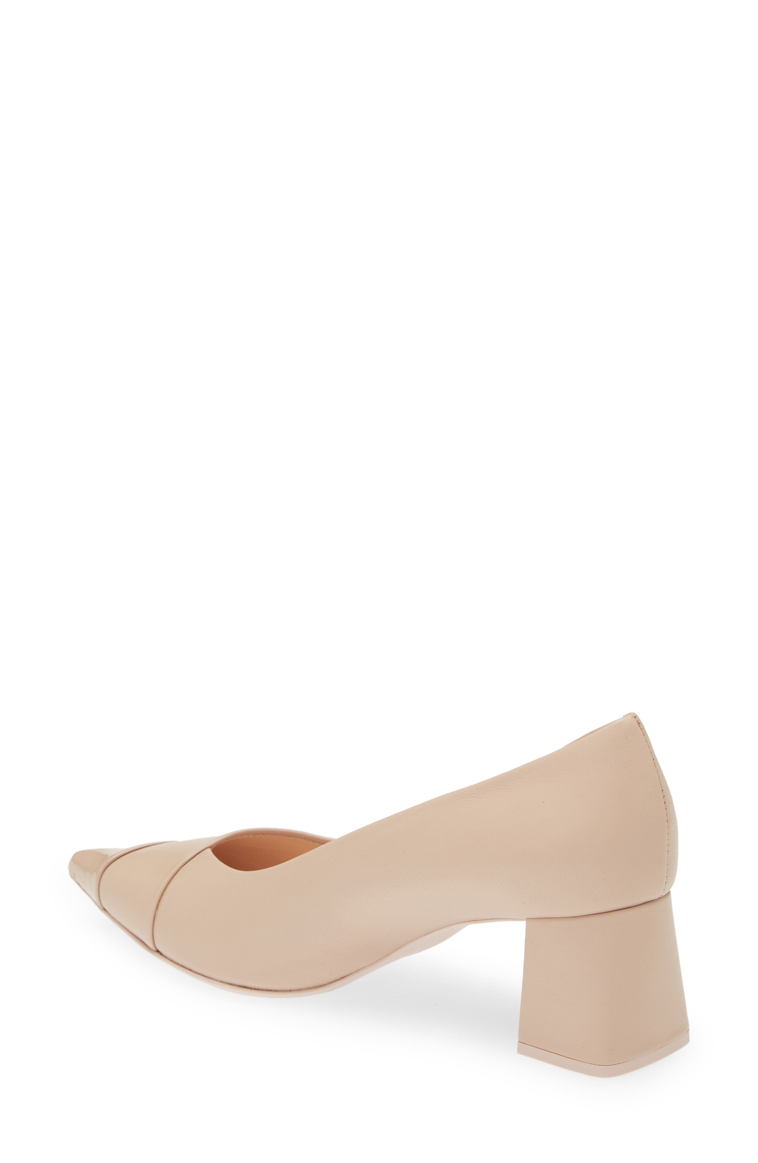 Stefy Block Heel Pointed Toe Pump, Alternate, color, BASIC-GHIBLI