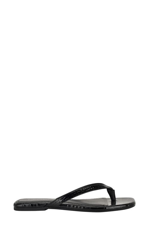 Calvin Klein Stelea Flip Flop In Black