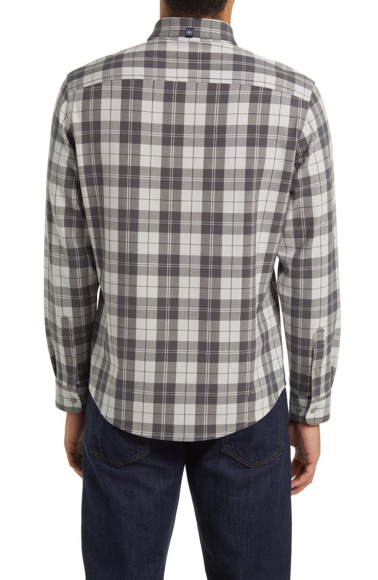Mizzen+Main Upstate Plaid Stretch Flannel Button-Up Shirt, Alternate, color,
