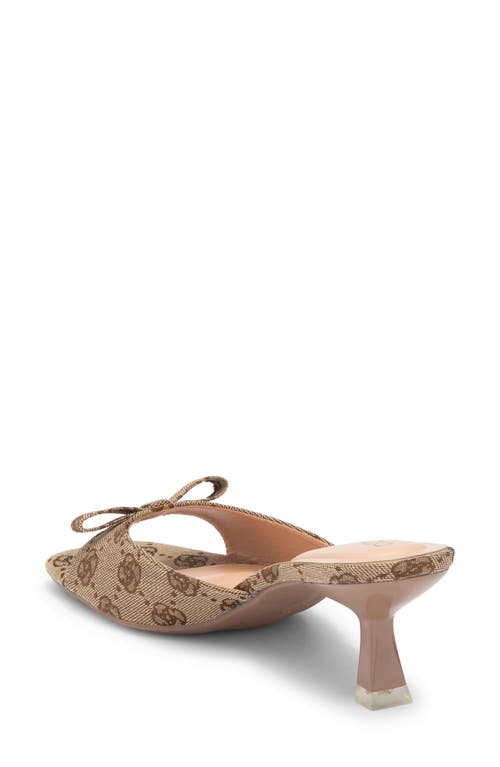 Wild Diva Lounge Cheers Kitten Heel Sandal In Brown