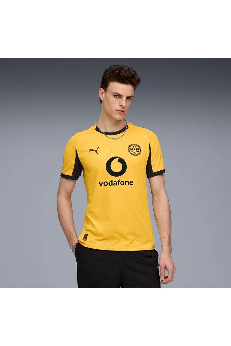 Men's Puma  Yellow Borussia Dortmund 2025/26 Cup Replica Jersey, Alternate, color, Yellow