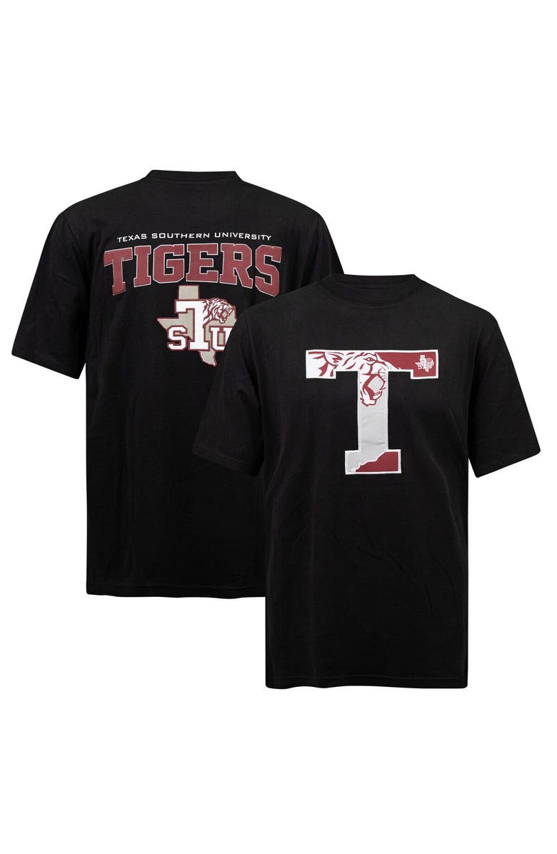 FISLL Men's FISLL Black Texas Southern Tigers Applique T-Shirt, Main, color, Black