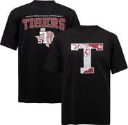 FISLL Men's FISLL Black Texas Southern Tigers Applique T-Shirt