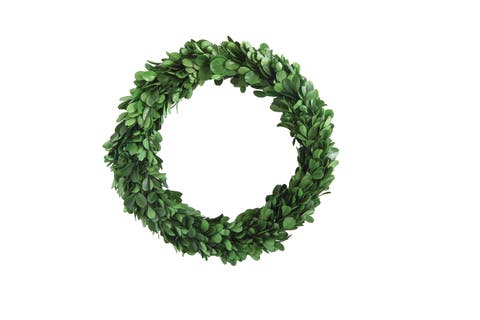 Preserved Genuine Boxwood Wreath