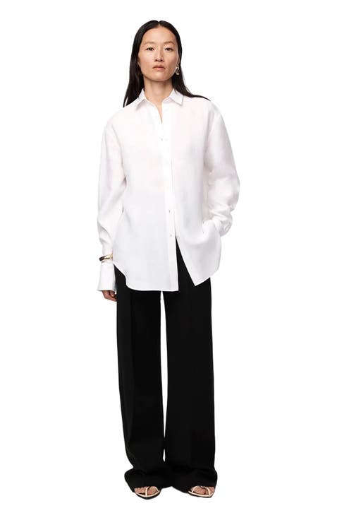 LINEN OVERSIZED MENS SHIRT