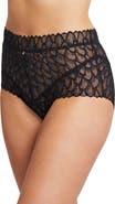 Montelle Intimates Lacey High Waist Lace Briefs