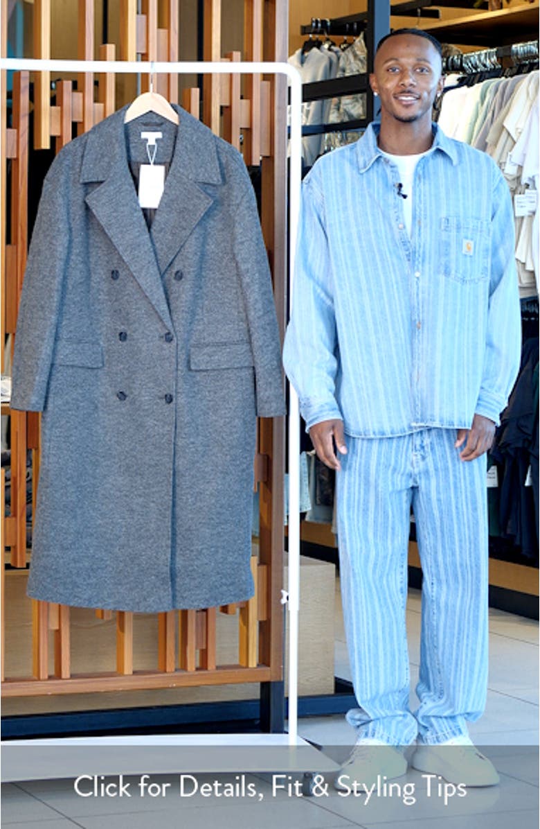 Double Breasted Long Coat, sales video thumbnail