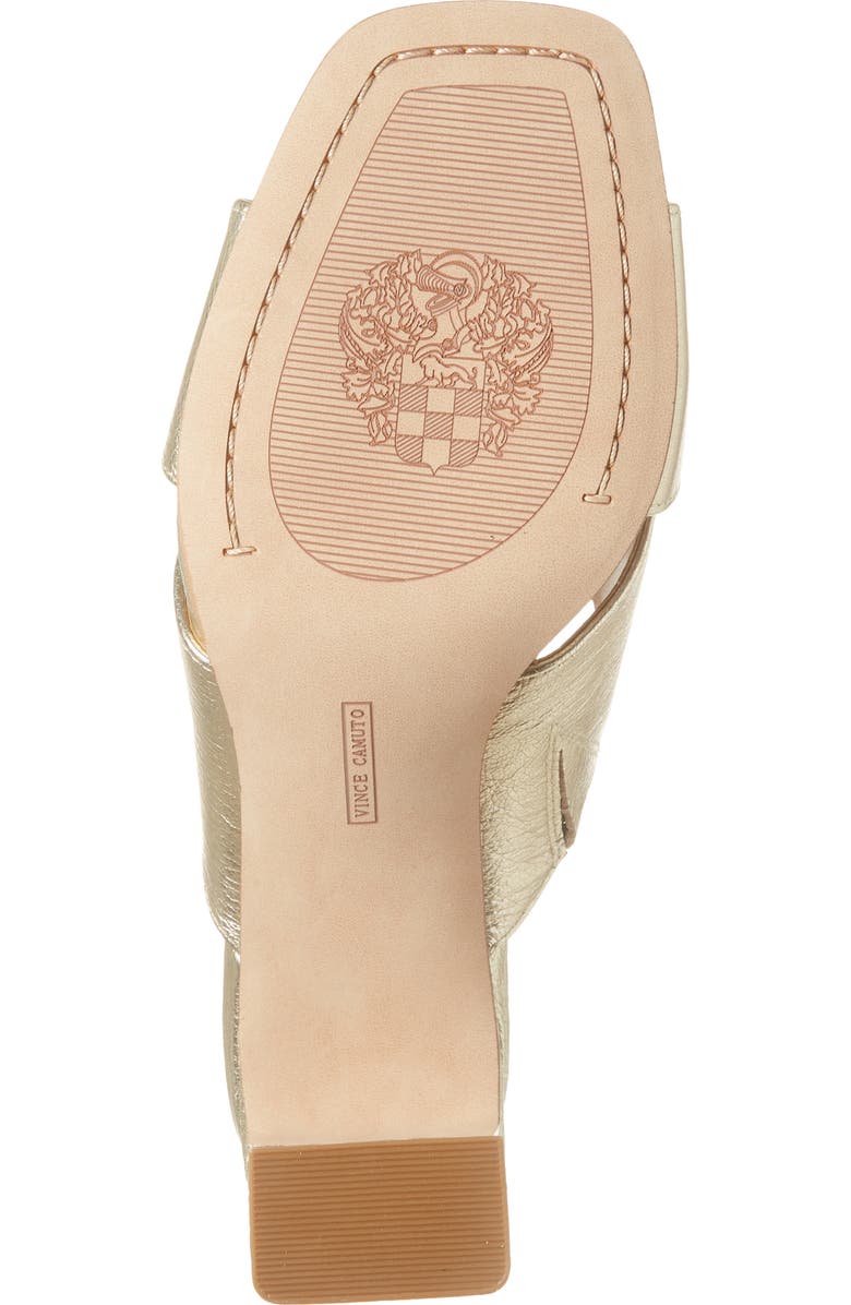 Vince Camuto Hemila Slide Sandal, Alternate, color, Light Gold