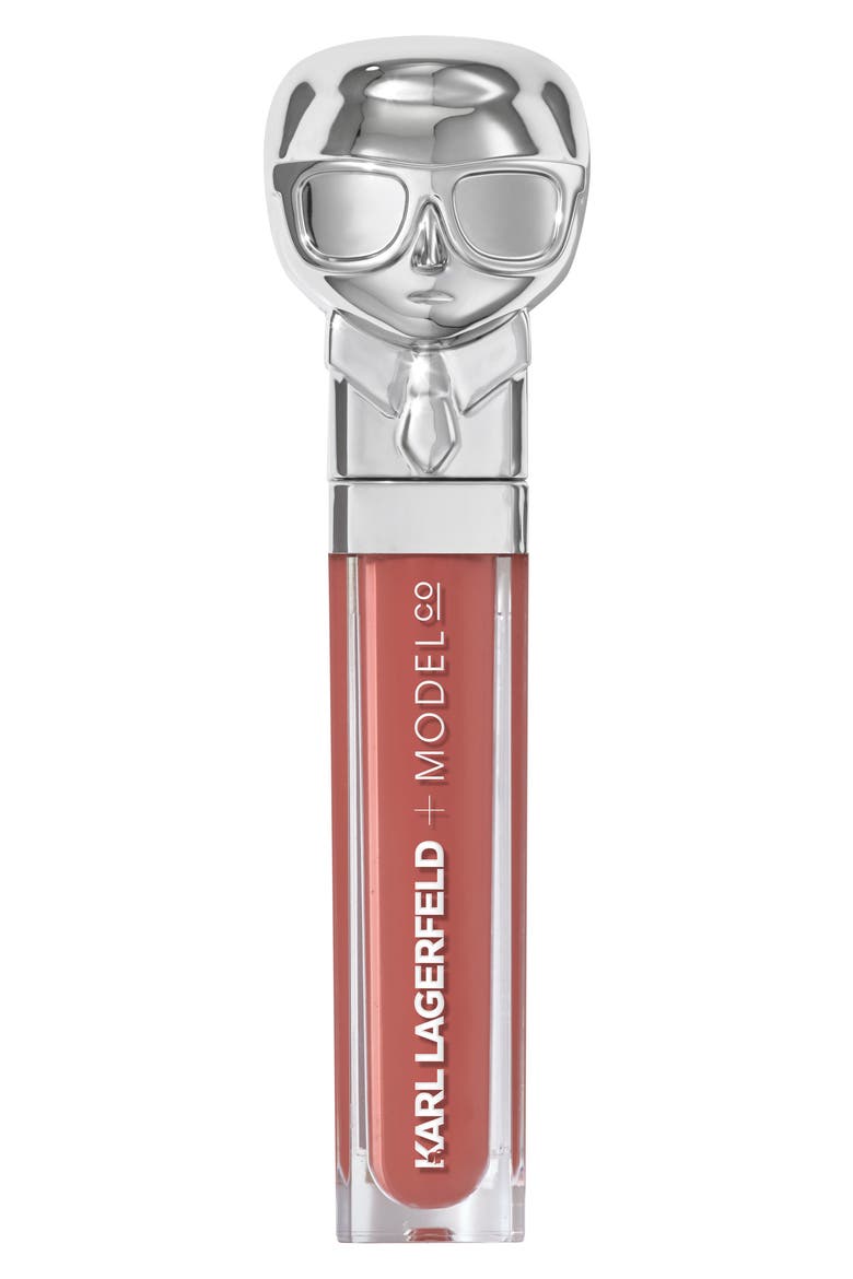KARL LAGERFELD + MODELCO Kiss Me Karl Lip Lights Lip Gloss (Nordstrom Exclusive), Alternate, color, ST. TROPEZ SUNSET