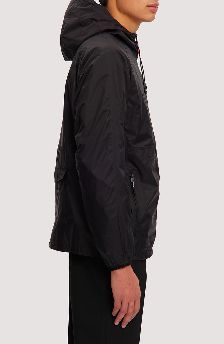 Noize Hooded Windbreaker, Alternate, color, Black