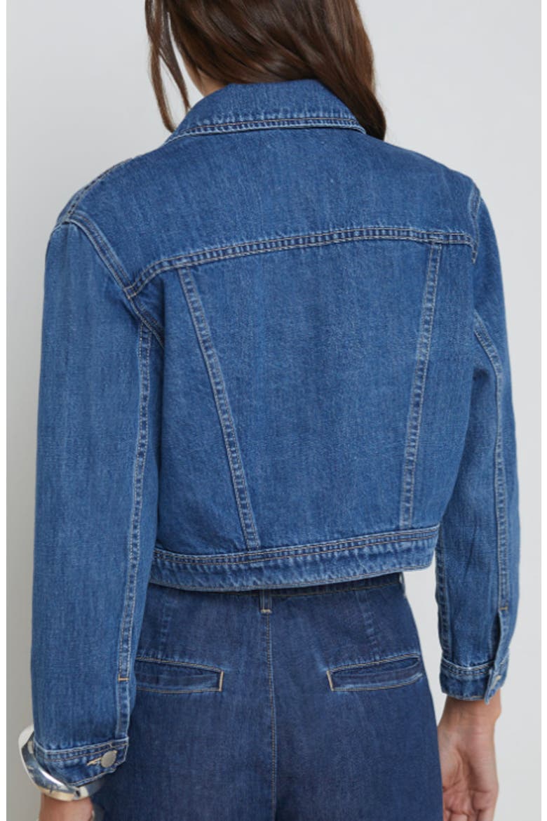 Koda Crop Denim Jacket, Alternate, color, GLENDORA