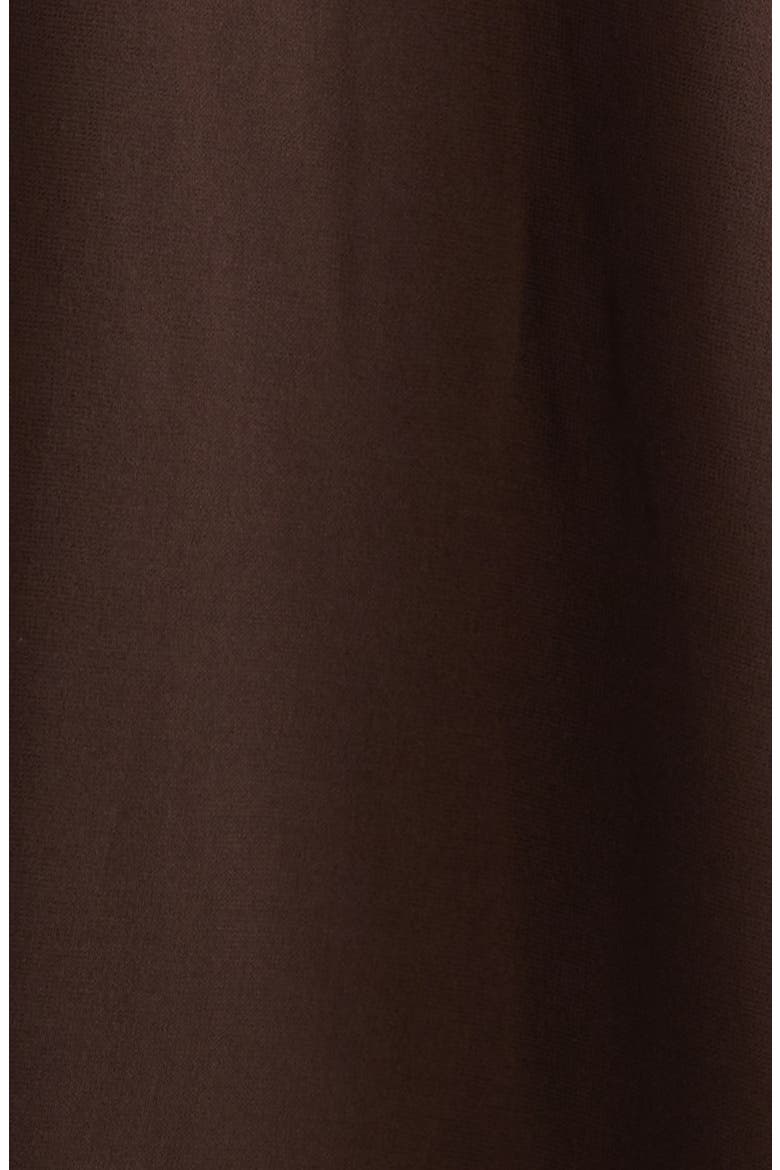 Matte Jersey Cutout Dress, Alternate, color, CHOCOLATE