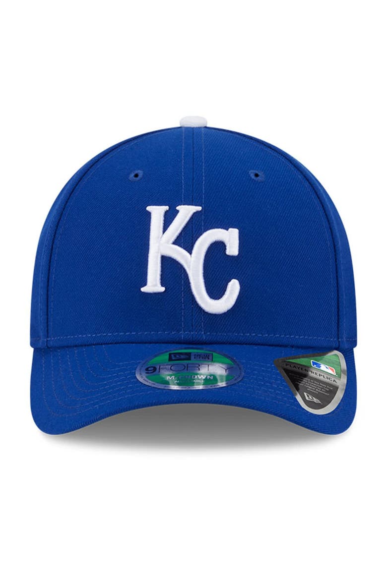 Men's New Era  Royal Kansas City Royals Player Replica 9FORTY Adjustable Hat, Alternate, color, Royal