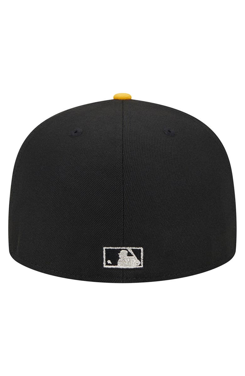 New Era Men's New Era Black Seattle Mariners Metallic Camo 59FIFTY Fitted Hat, Alternate, color, 