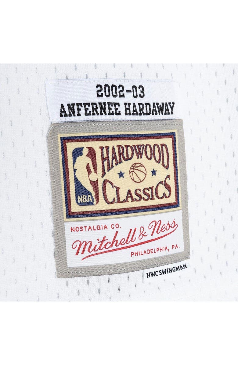 Mitchell & Ness Men's Mitchell & Ness Penny Hardaway White Phoenix Suns 2001/02 Hardwood Classics Swingman Jersey, Alternate, color, 