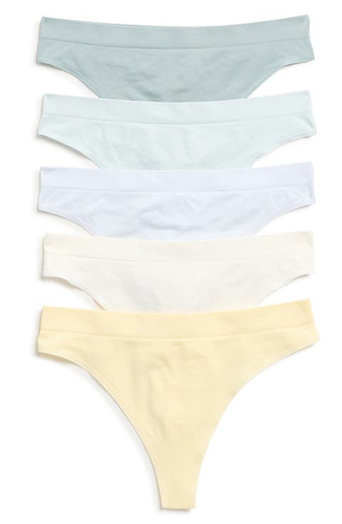 5-Pack Everyday Seamless Thongs