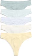 NORDSTROM RACK 5-Pack Everyday Seamless Thongs
