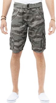 XRAY Belted Bermuda Cargo Shorts