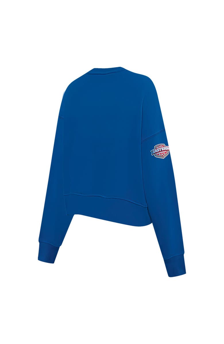 PRO STANDARD Women's Pro Standard Blue Toronto Maple Leafs Mascot Crewneck Pullover Sweatshirt, Alternate, color, 