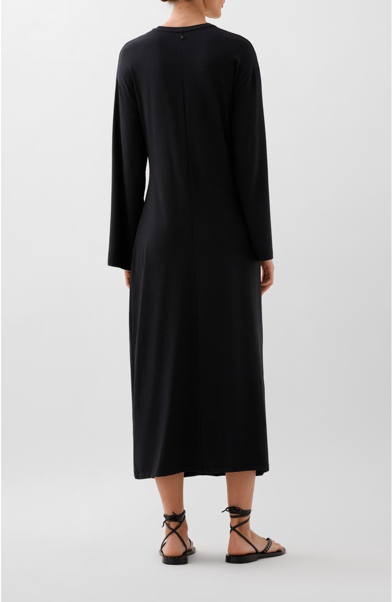 Scalpers Knot Jersey Dress, Alternate, color, Black