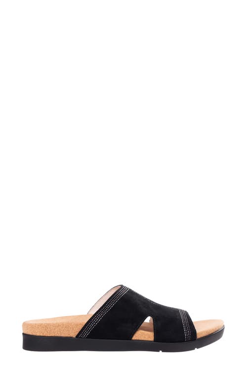 Revitalign Palmetto Slide Sandal In Black