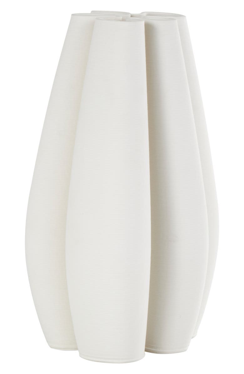 VIVIAN LUNE HOME Fluted Ceramic Vase, Alternate, color,